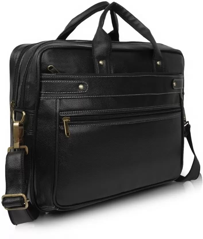 KREDZSTAY KredzstayVegan Leather Casual Travel Shoulder Briefcase 15.6 Inch Laptop Office Travel Crossbody Messenger Bag & Sling Bag For Men[Pack1 ] (B0CLJLCXC4) Amazon Price History, Amazon Price Tracker