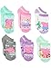 Peppa Pig Girls 6 pack Socks (4-6 Toddler (Shoe: 7-10), Peppa No Show Multi)