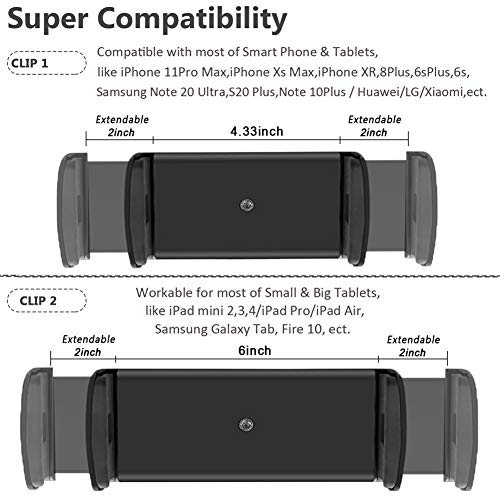 Kitchen Tablet Holder Wall Hanging Mount Cabinet Desktop Stand - Lazy Bracket Adjustable Tablet Pc Samrtphone Recipe Kitchen Bracket For 4Inch To 13.9Inch Tablet Nintendo Switch (Black) #TOP3