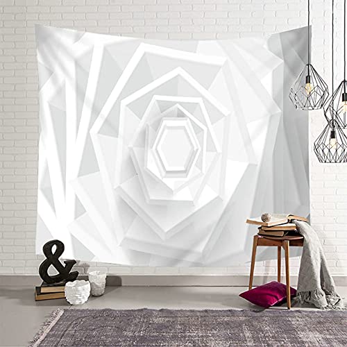 Tapiz de pared geométrico ideal para crear un rincón nórdico moderno en salones y dormitorios