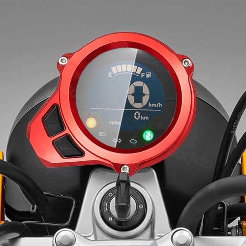 For ダックス125メーターカバーアクセサリーCNCバイク クルメーターフレームカバースクリーンプロテクターカバー保護部品 For dax125 st125 For DAX 125 ST125 アルミ ダッシュボード計器カバーガード…