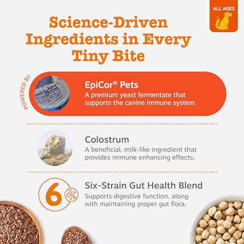 Image of Zesty Paws Allergy Immune Bites - Dog Allergy Chews, Dog Probiotics for Itchy Skin and Ears, Lamb, Mini, 90ct (Pack of 3)