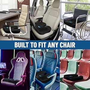 Everlasting Comfort Doctor Recommended Memory Foam Seat Cushions for Office Chairs - HSA FSA Eligible Tailbone Pain Relief Cushion, Sciatica & Back Support, Office Chair Cushion & Car Seat Cushion Everlasting Comfort Doctor Recommended Memory Foam Seat Cushions for Office Chairs HSA FSA Eligible Tailbone Pain Relief Cushion Sciatica Back Support Office Chair Cushion Car Seat Cushion