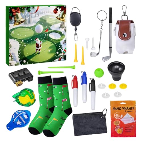 Calendrier de l'Avent de Noël 2025 golf avec accessoires de practice