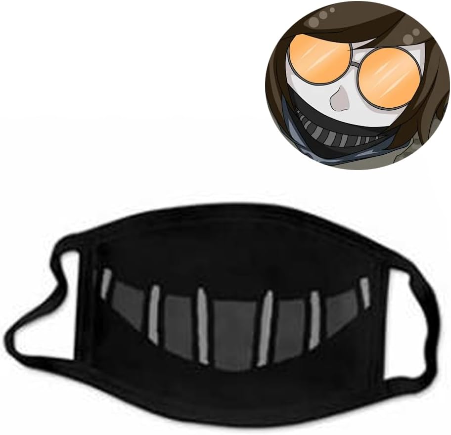 LAFENITicci Toby Mask Ticci Toby Cosplay Mask Props Accessories Jewelry Costume