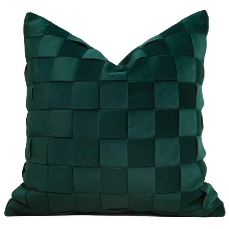Coussin de Noël renne et tartan pour un salon festif et chaleureux