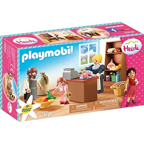 PLAYMOBIL 70257 Heidi Dorfladen der Familie Keller, bunt