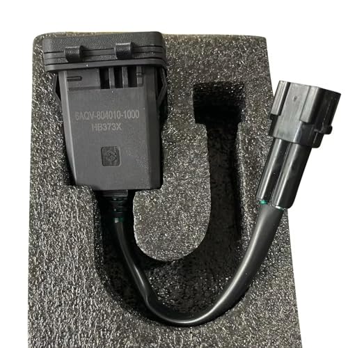 MOQIAOSEIKO 5V Ausgang Motorrad Schnellladung USB Ladeübertragungsschnittstelle Buchse Impulskonverter kompatibel mit CFMOTO 800NK 800 NK 450 250 SR SS 450SR 450SS 450NK 250SR