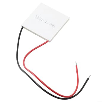 Thermoelectric Cooler Module TEC1-12706 Peltier Plate 12V 60W Heatsink for DIY Cooling Systems Refrigeration Power 50-60W Operating Temp -30C to 70C 40x40x4mm