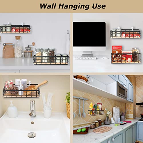 Dnanaol Small Wire Basket - 3Pcs Metal Basket For Storage, Small Basket For Kitchen Countertop, Bathroom Washstand, Living Room, Laundry Room, Dressing Table #TOP5