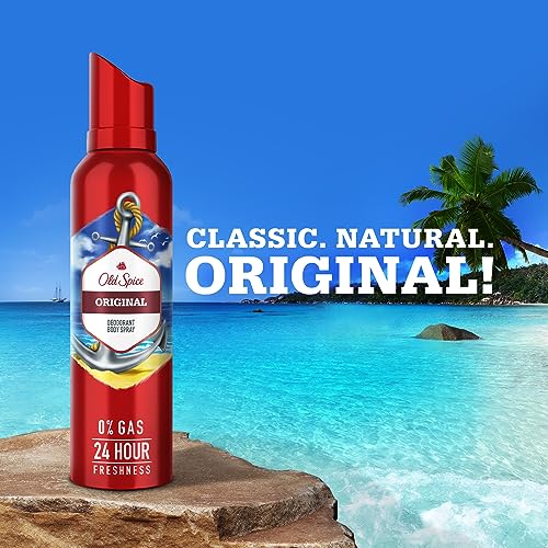 Image of Old Spice Aerosol No Gas Deodorant Body Perfume for Men Combo(Original, Nomad & Lionpride), 140ml