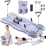 APPAREIL DE PILATES REFORMER : Cette planche de fitness multifonctionnelle permet une grande variété d'exercices, notamment le renforcement des muscles profonds, le modelage des jambes, la tonification des bras et l'étirement du dos. Un seul appareil pour brûler les graisses, sculpter les muscles et améliorer la flexibilité