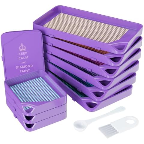 ARTDOT 10-Piece Diamond Art Tray Kit Cover