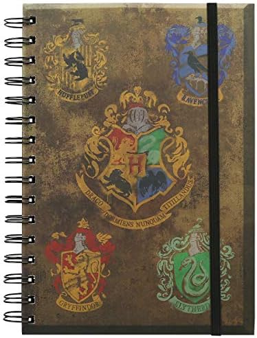 HARRY POTTER (COLOURFUL CREST) A5 WIRO NOTEBOOK
