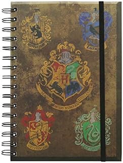 HARRY POTTER (COLOURFUL CREST) A5 WIRO NOTEBOOK