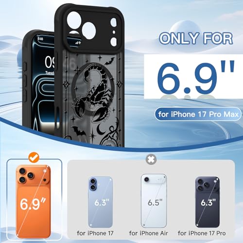 Coque iPhone 17 Pro Max MagSafe protection Scorpion zodiaque