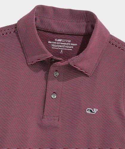 Image of Vineyard Vines Kids St. Jean Stripe Sankaty Polo(Toddler /Little Kid /Big Kid)