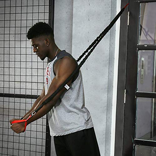 Resistance-Bands-15-Pieces-Exercise-Elastic-Bands-Set-20lbs-to-40lbs-Resistance-Tubes-with-Heavy-Duty-Protective-Nylon-Sleeves-Anti-Snap-for-Fitness-SUPALAK