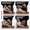 QUVO Shoe Cleaner Kit Twin Pack | Sneaker Cleaner Foam Spray 150ml (2 Bottles) with Brush | Shoe Cleaning Kit for White Shoes & Sneakers | Safe for Leather, Canvas, Mesh gallery image