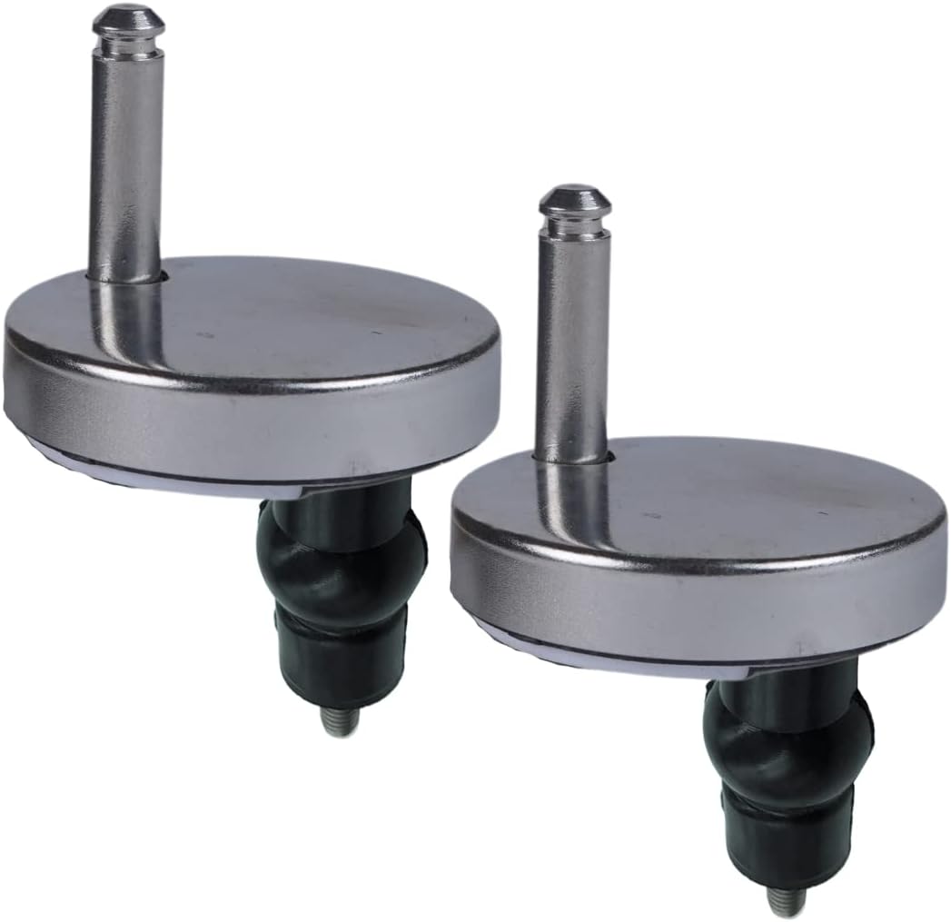 JKC SS 45mm Round Seat Cover Hinges Kit for Wall Hung and One Piece Toilet Soft Close Hydraulic Seat Cover Stainless Steel