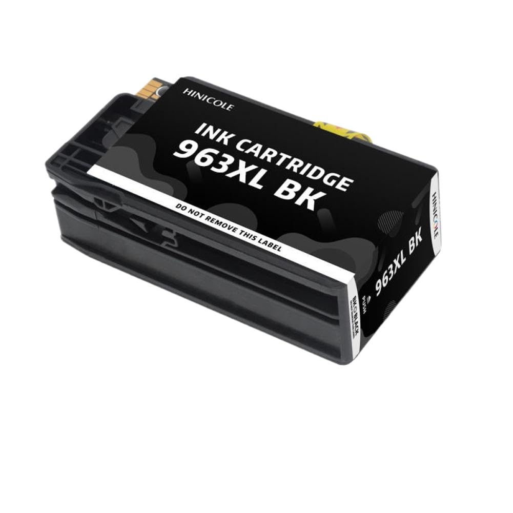 Reemplazo de Cartucho de Tinta para impresoras 963XL 967XL 963 967 XL Compatible con impresoras OfficeJet Pro 9010 9012 9013 9014(1Black)