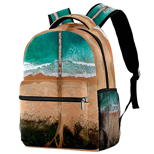 Sac à dos de plage pour enfants résistant au sable avec porte-bouteille