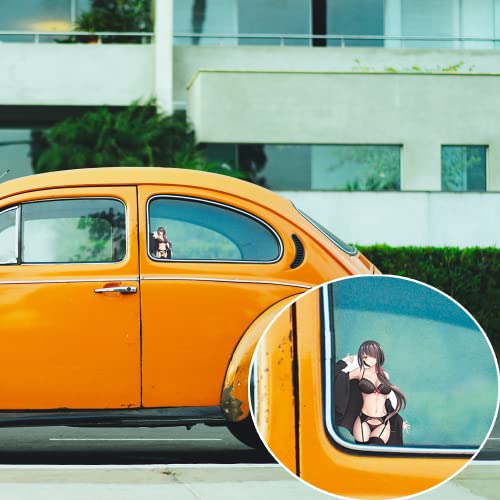 Higimono 5.1" For Kurumi Tokisaki Beautiful Anime Car Decals Trunk Lid Laptop Bumper Car Window Motorcycle Helmet Scratch-Proof Vinyl Car Stickers (C) #TOP3