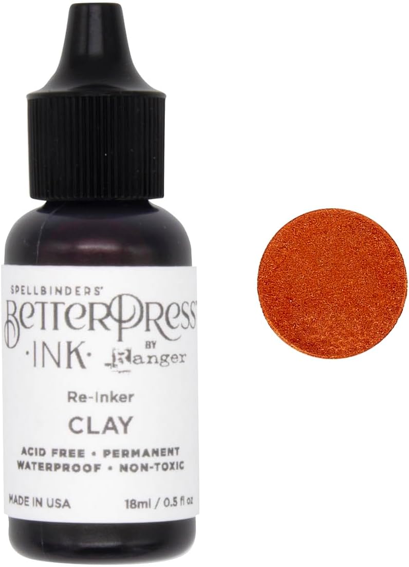 Spellbinders BetterPress Letterpress Ink Pad & Reinkers Bundle (Desert Sunset)