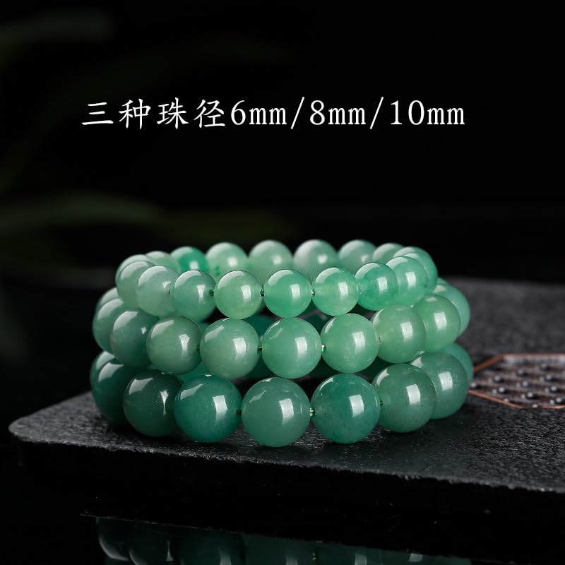 玉石　玉串　念珠　天然石　縁起物 Amazon.com: 天然绿东陵玉圆珠手串挂件Hand String Pendant 手链