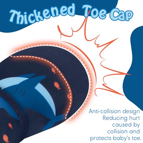 IceUnicorn Kinder Strandschuhe Klettverschluss Badeschuhe Mädchen Wasserschuhe Jungen Schwimmschuhe Schnelltrocknende Aquaschuhe für Baby Beach Pool