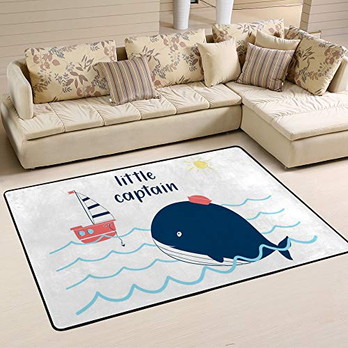 Tapis moderne grand format en tissu polyester résistant coloris Color1 pour séjour - 6