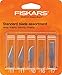 Fiskars 164190-1001 Standard Assortment Blades(2 Number.11,1 Number.10, 1 Number.16, 1 Number.17), 5 Pack