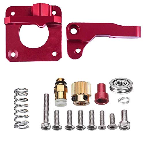 Upgrade 3D Printer Parts MK8 Extruder Aluminum Alloy Block Bowden Extruder 1.75mm Filament for Creality 3D Ender 3,CR-7,CR-8, CR-10, CR-10S, CR-10 S4, and CR-10 S5 (Right Hand)