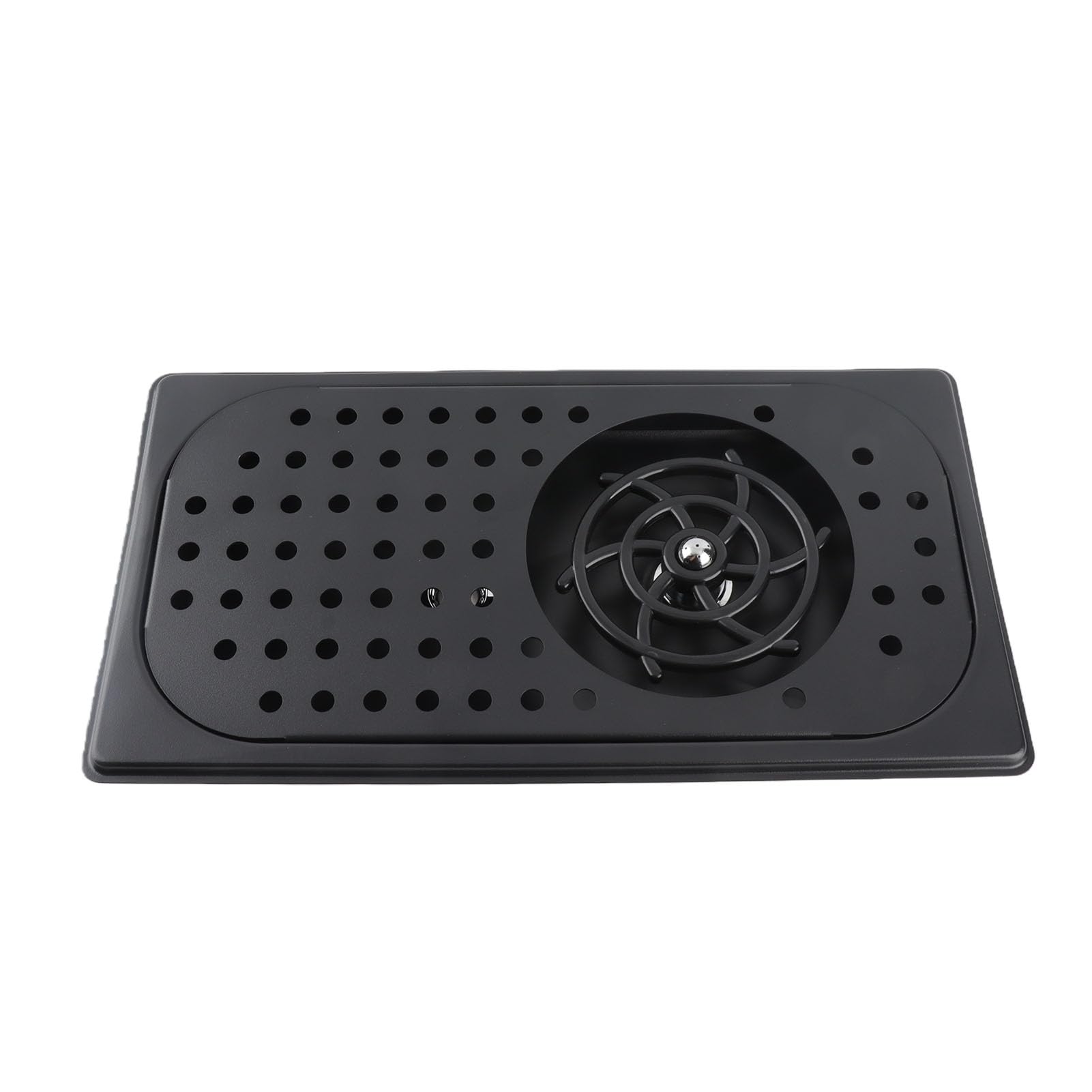 Sciacquatrice per Brocca, 360 ° risciacquo ad Alta Pressione di risciacquo Automatico Bar Glass Rinser, lavapiatti in Acciaio Inossidabile Tazza con 2 Tubi dell'Acqua (Black)