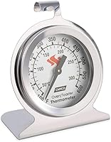 Camco Large Dial Oven Thermometer - Accurate 100°F-600°F Monitor for Ovens & Toaster Ovens, Hooks/Hangs/Stands (42115)