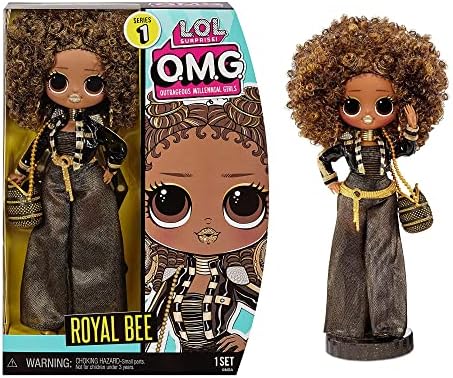 L.O.L. Surprise! 580522EUC LOL Surprise OMG Core Series 1 Doll-Royal BEE-with Fierce Fashions, Accessories, Shoes, & More-Re-Release Collectable-for Boys & Girls Age 4+