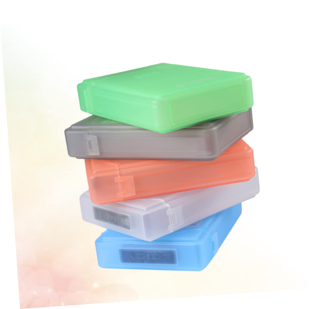 Homoyoyo Custodia Protettiva 3.5 Pollici Disco Rigido 5 Pezzi Case Porta Hard Disk Esterno Anturto e Sicurezza