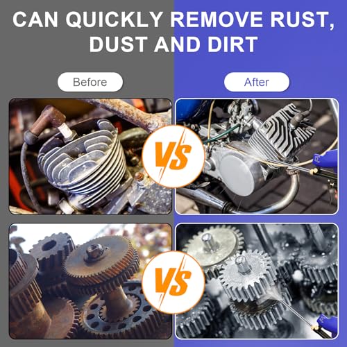 Sand Blaster Long Nozzle for LE Lematec, Sandblasting Nozzle Tip Adapter for Sandblaster, Abrasive Media Blasting Wand Accessory for Spot Blasting, Supporting a Variety of Media