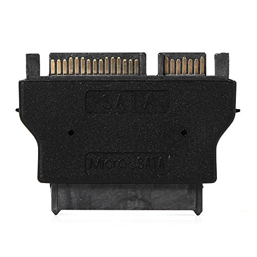 1.8 Inch Micro SATA to 2.5" SATA Adapter for Laptop HDD SSD, 16 Pin Female to 22 Pin Male Hard Disk Drive Converter