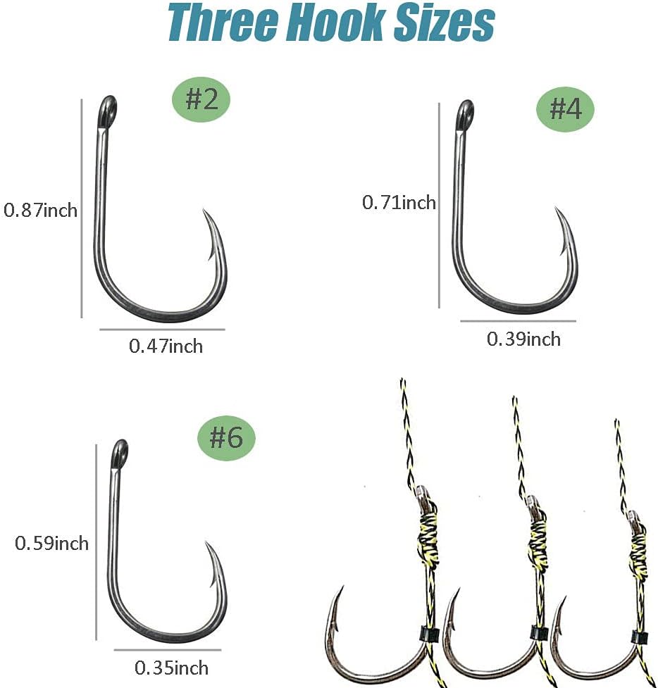 Carp Fishing Hair Rigs, 18pcs Barbed Carp Hook Anti-Tangle Swivel Braided Thread Line Fishing Carp Hair Rig with 3 Card Boilie Bait Stops : Sports & Outdoors