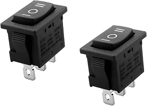 Rocker Switch PPTK0021 for Power Probe PP3 PP3S PP3Z PP4, Replacement 6A 250VAC / 10A 125VAC Circuit Testing Rocker Switch