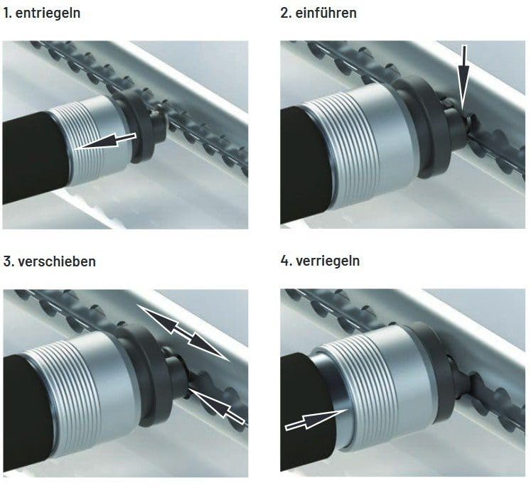 Sperrstange Airline-Beam zur Ladungssicherung | 1,5-2,06 m | Aluminium | für LKW, Anhänger und Kleintransporter