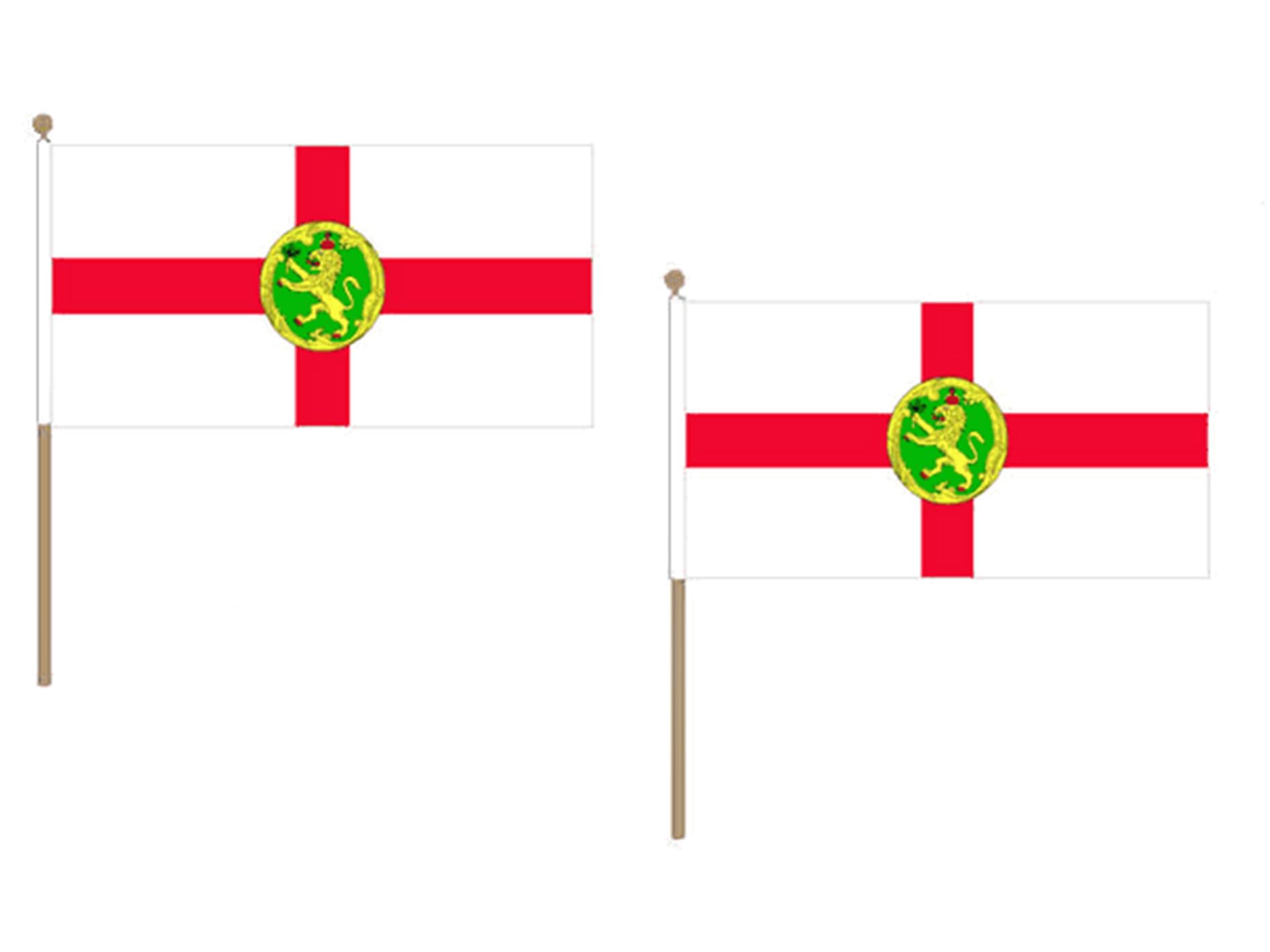 Pack de 10 drapeaux Île Anglo-Normande Alderney 45x30cm AZ FLAG en polyester