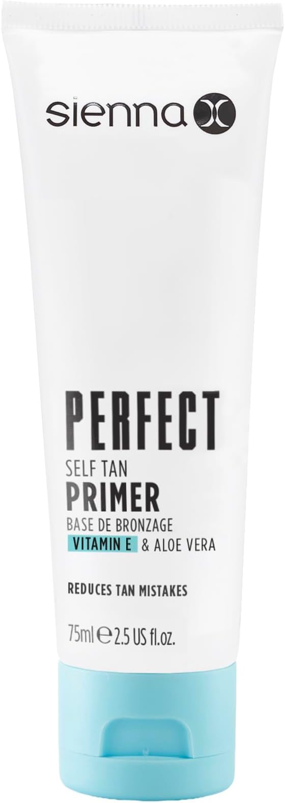 Sienna X Perfect Self Tan Primer. Prep For A Flawless And Even Tan. Works With Mousse, Lotion, Mist For Perfect Results Every Time. Vegan, Quick Dry For Face And Body.