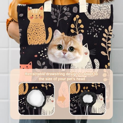 Sac de transport pour chat confortable et petit animal domestique