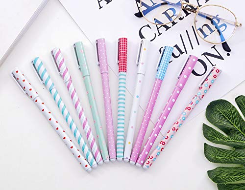 Set de 10 bolígrafos gel multicolor Jisomin miniatura 4