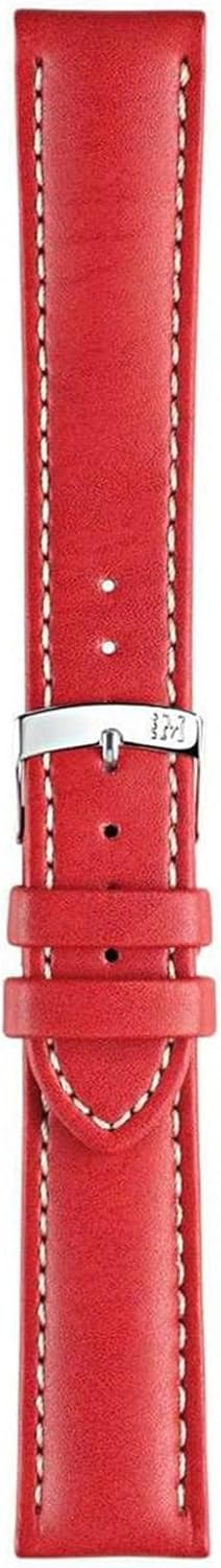Morellato Castagno Calfgrain Vegan Leather Watch Strap - Stainless Steel Buckle - GREEN Collection