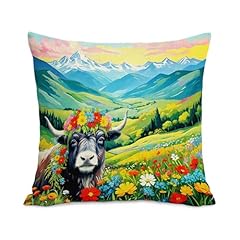 Spring Cute Animal Cow Floral Decoration
