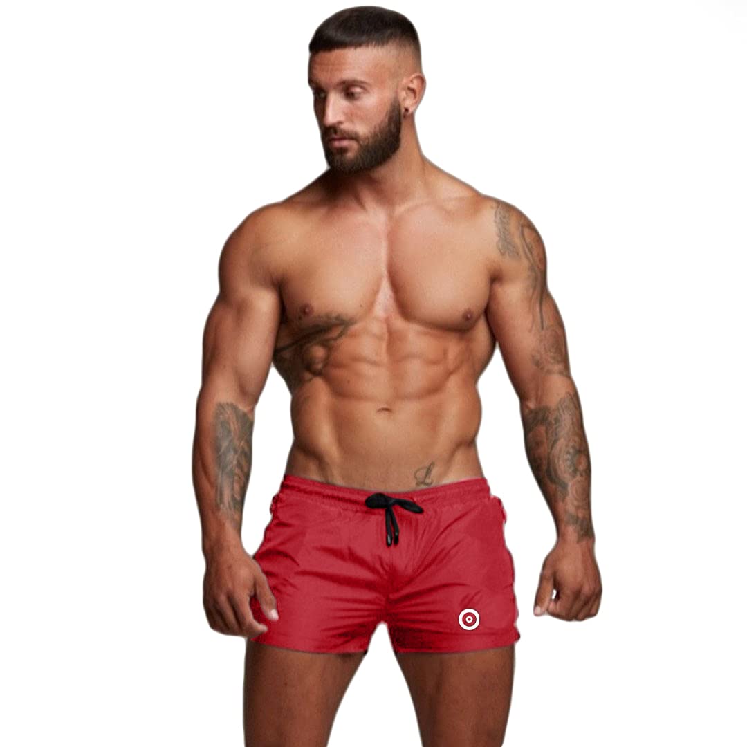 Ducomi Bov Bañador Hombre Playa – Bañadores y Pantalones Cortos de Piscina con Doble Bolsillo y Rejilla Interior - Bañador Corto de Secado Rápido para Natación, Vóley Playa, Playa y Surf
