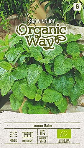 Organic Way | Melisa o toronjil semillas | Semillas de flores | Semillas de plantas | 1 paquete